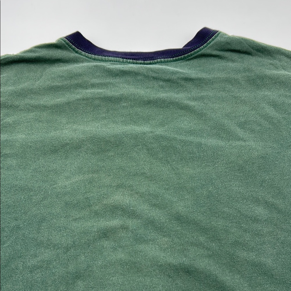 Vintage Polo Ralph Laurem Men's T Shirt XL Green Cotton Made In USA Short Sleeve - Picture 15 of 15